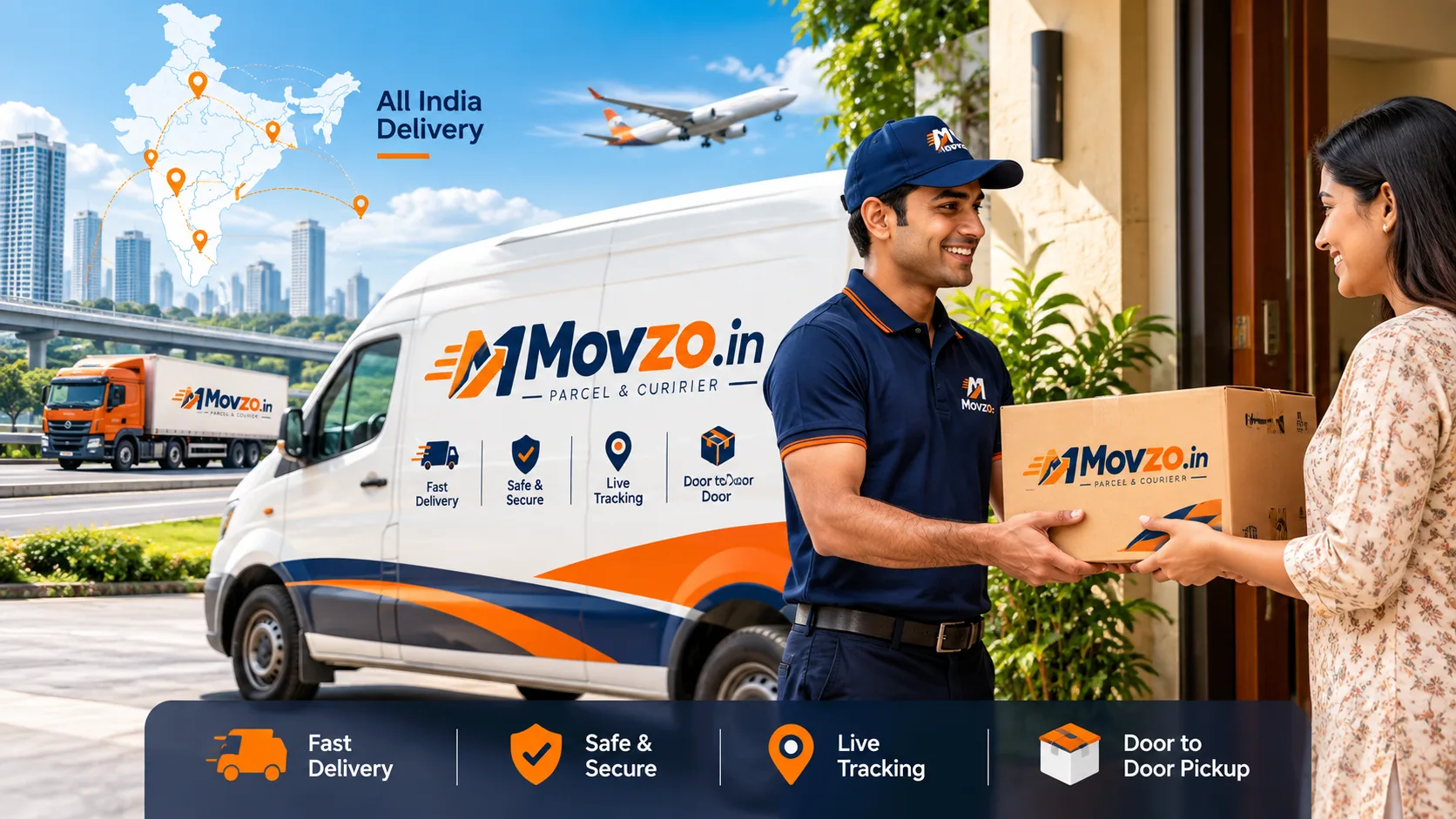 MOVZO.IN Courier and Parcel Delivery